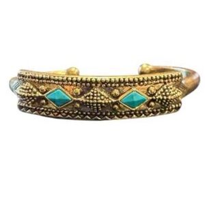 Lucky Brand Gold and Turquoise Bracelet